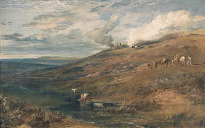 特纳（J. M. W. Turner）高清作品-山坡田野