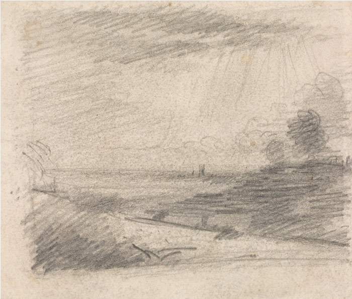 康斯坦布尔（John Constable）高清作品-速写草稿