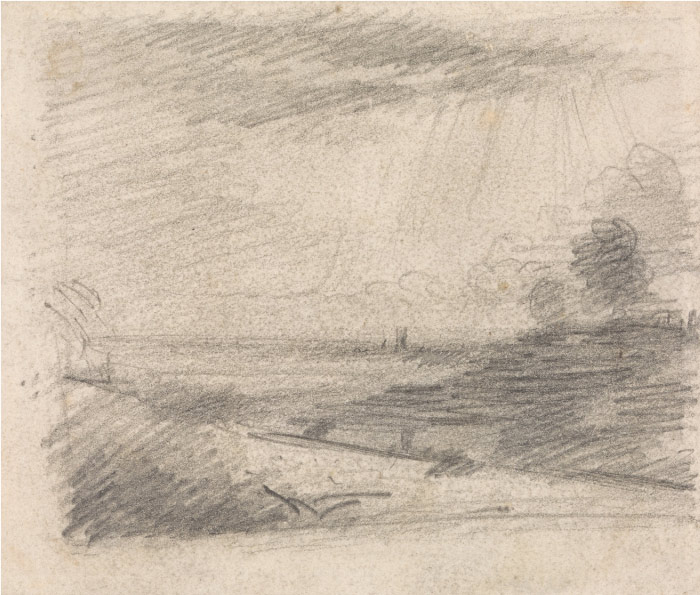 康斯坦布尔(John Constable)高清作品-速写草稿