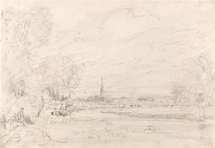 康斯坦布尔(John Constable)高清作品-风景速写作品高清