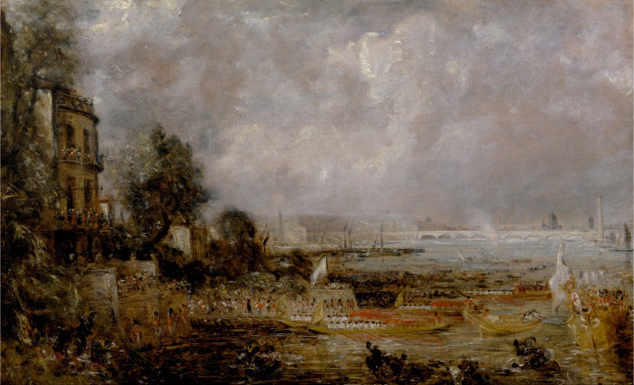 康斯坦布尔（John Constable）高清作品-滑铁卢大桥