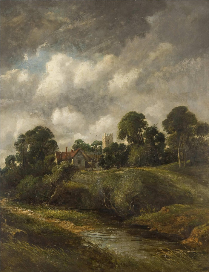康斯坦布尔（John Constable）高清作品-高清乡村风景油画作品