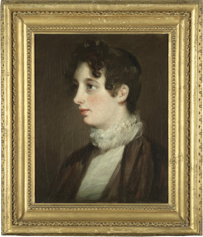 康斯坦布尔（John Constable）高清作品-劳拉莫布雷的肖像