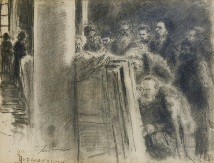 伊利亚·列宾（ Ilya Repin）高清油画作品-画室