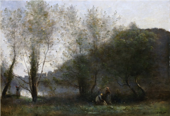 卡米尔·柯罗（Camille Corot）高清作品-树林