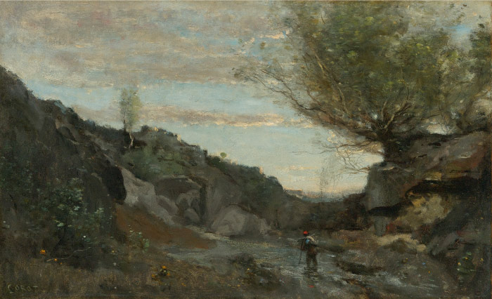 卡米尔·柯罗（Camille Corot）高清作品-石头山 121