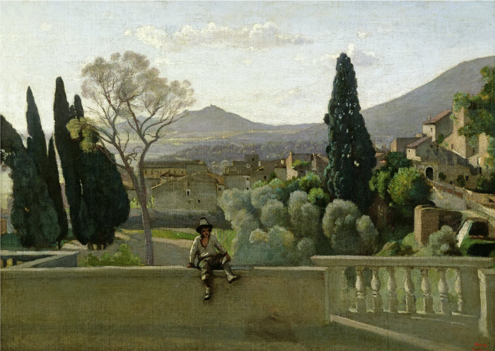 卡米尔·柯罗（Camille Corot）高清作品-风景油画 087