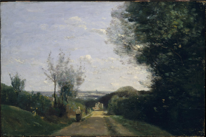 卡米尔·柯罗（Camille Corot）高清作品-道路 128