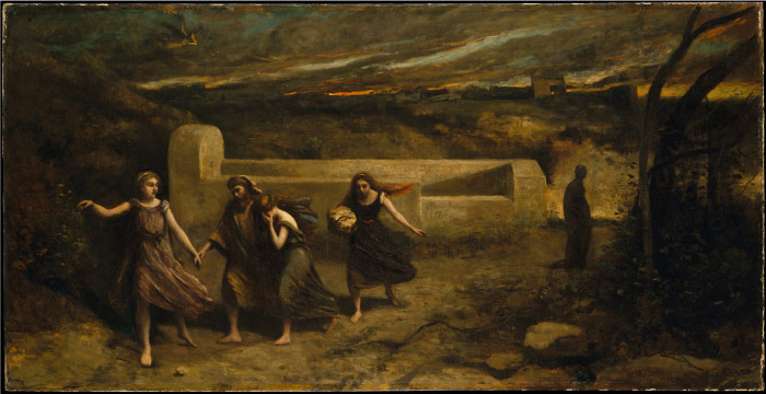 卡米尔·柯罗（Camille Corot）高清作品-风景人物油画 168