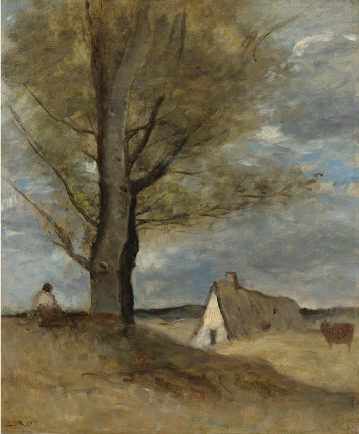 卡米尔·柯罗（Camille Corot）高清作品-大树下 235