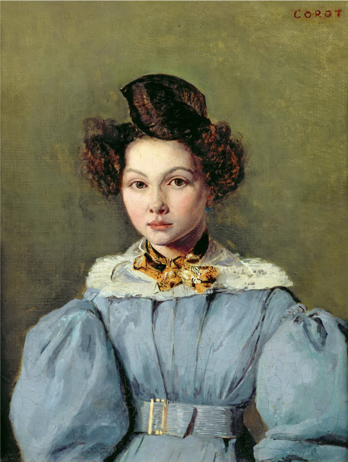 卡米尔·柯罗（Camille Corot）高清作品--Marie Louise Sennegon
