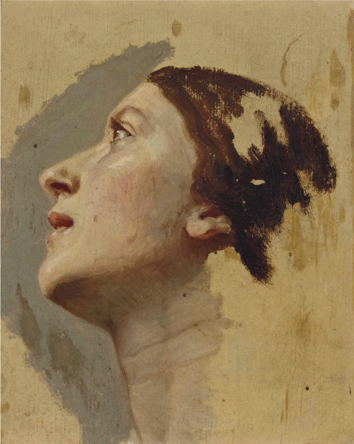 安格尔（Jean Auguste Dominique Ingres）高清作品-女人肖像画