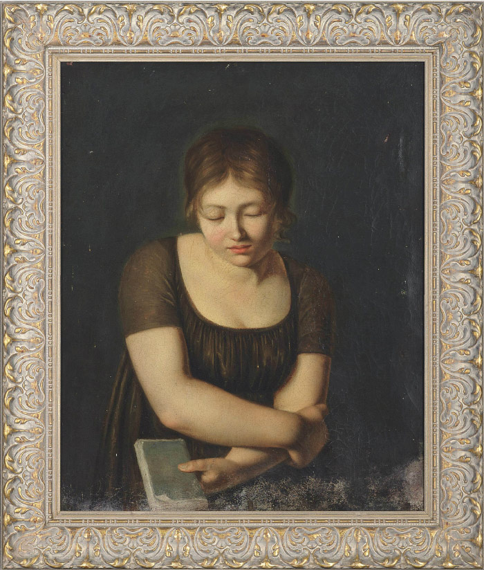 安格尔（Jean Auguste Dominique Ingres）高清作品-女孩油画