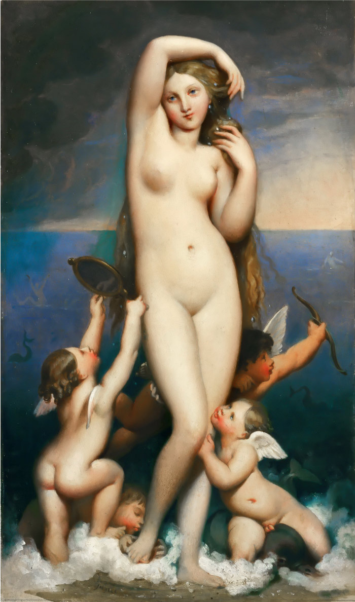 安格尔(Jean Auguste Dominique Ingres)高清作品-美神维纳斯油画