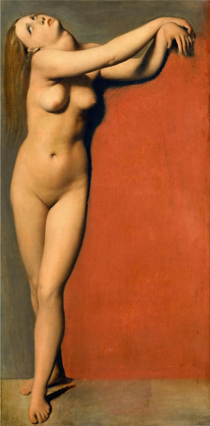 安格尔（Jean Auguste Dominique Ingres）高清作品-裸女油画