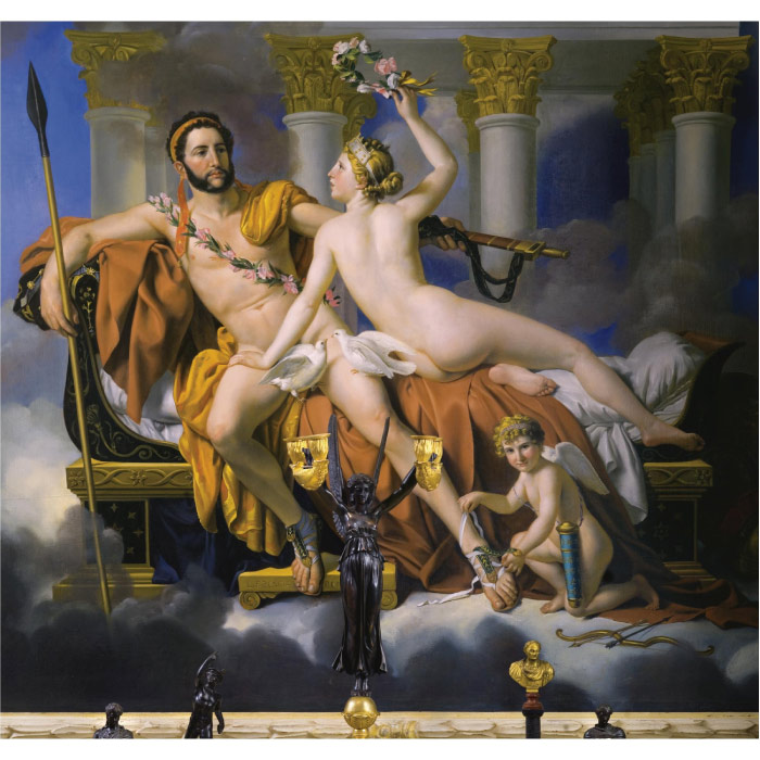 雅克·路易·大卫 （Jacques-Louis David，法国画家）-火星被金星解除武装