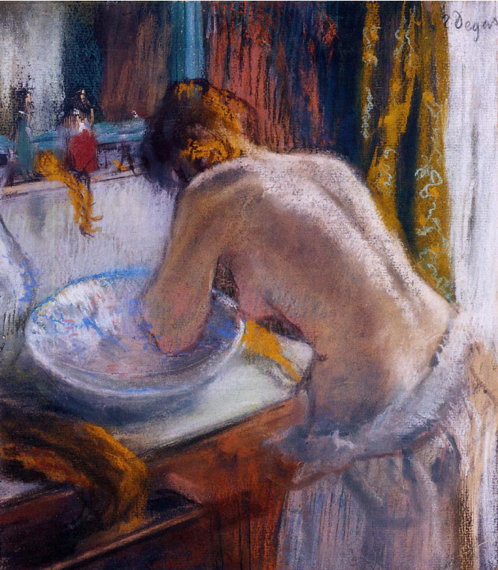 埃德加·德加（Degas Edgar）-La 厕所1884
