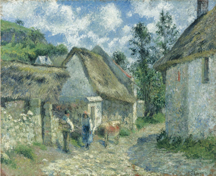毕沙罗（Camille Pissarro）高清作品-农庄（183）