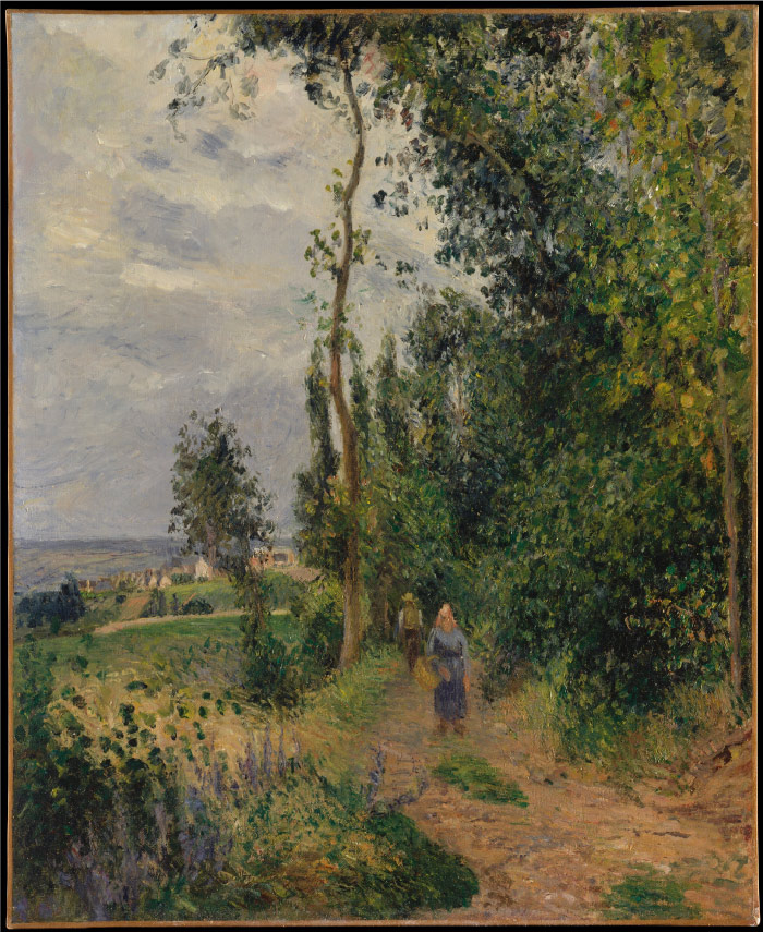 毕沙罗（Camille Pissarro）高清作品-回家小路