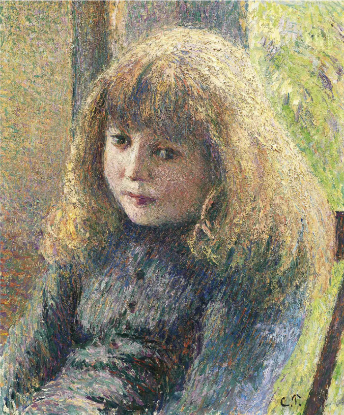 毕沙罗(Camille Pissarro)高清作品-保罗 - 埃米尔.毕沙罗