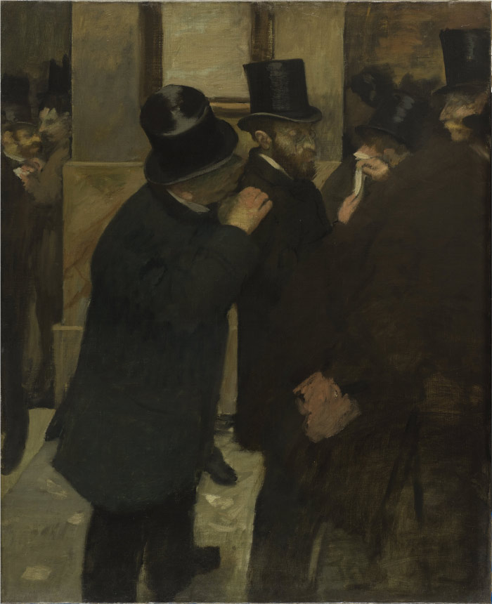 埃德加·德加（Edgar Degas）高清作品-Portretoj en la Sako, 1878