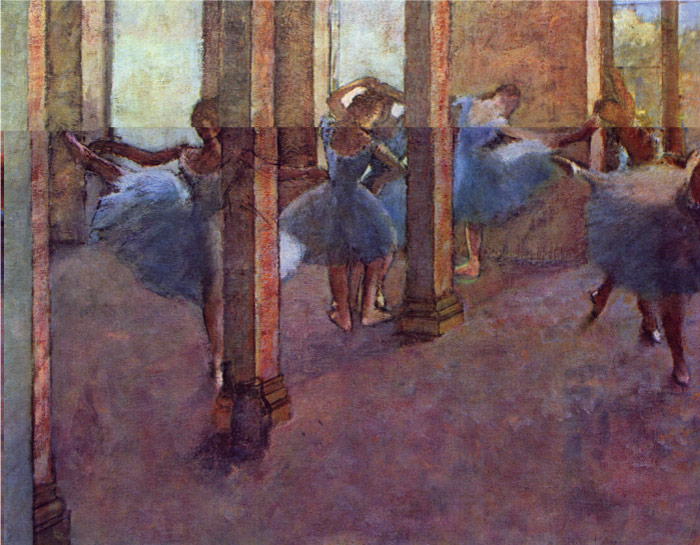 埃德加·德加（Edgar Degas）高清作品-室内舞蹈练习