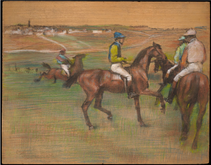 埃德加·德加（Edgar Degas）高清作品-赛马