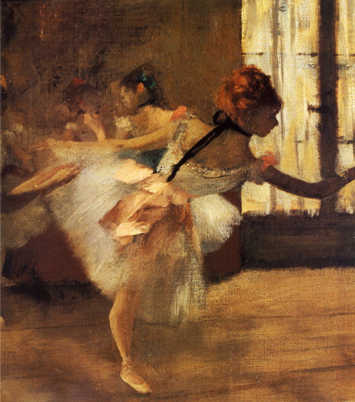 埃德加·德加（Edgar Degas）高清作品-舞蹈排练 1877