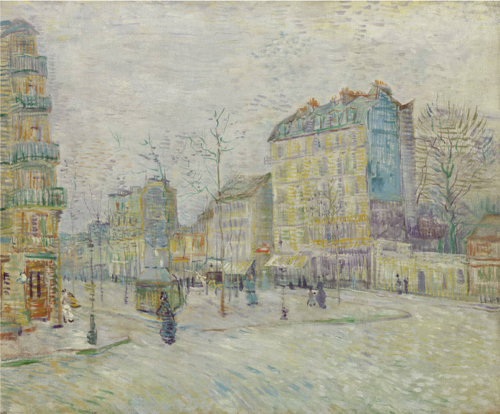 梵高(Vincent van Gogh)高清作品 –Boulevard de Clichy