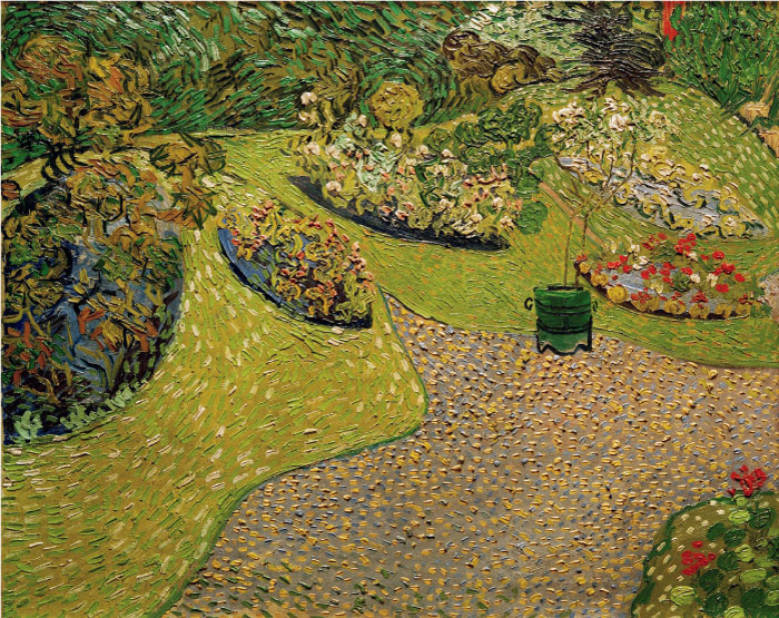 梵高（Vincent van Gogh）高清作品 –Garden in Auvers