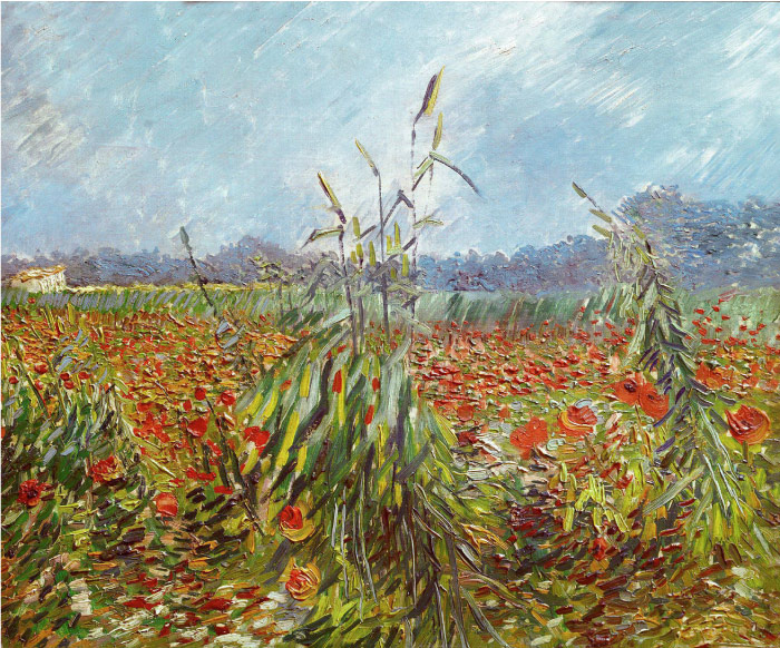 梵高（Vincent van Gogh）高清作品 –Green Ears of Wheat