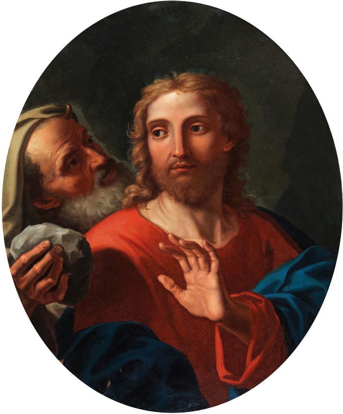 加埃塔诺·甘多菲(Gaetano Gandolfi)高清作品-基督的诱惑 - The Temptation of Christ