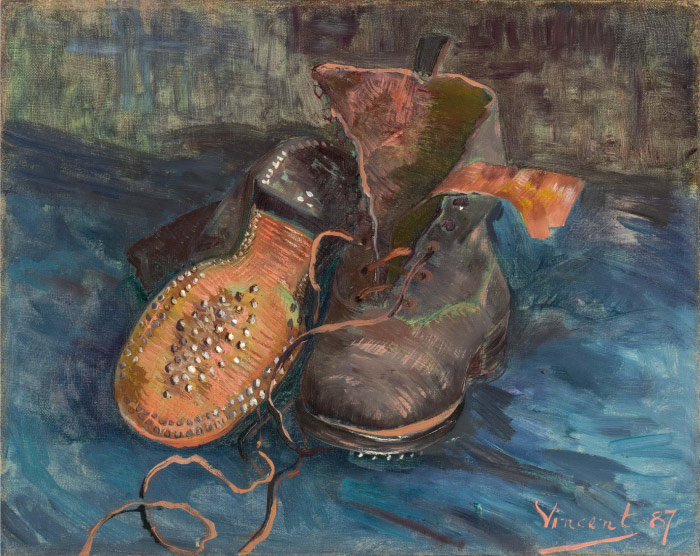 梵高(Vincent van Gogh)高清作品 –一双鞋 A Pair of Shoes