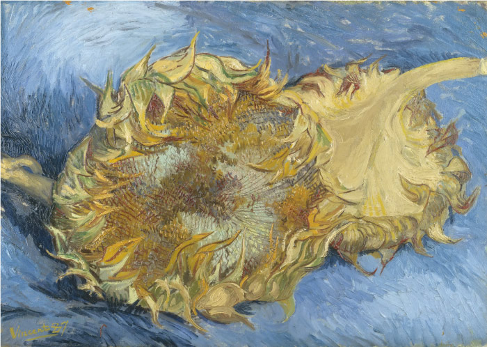 梵高（Vincent van Gogh）高清作品 –向日葵 Sunflowers3