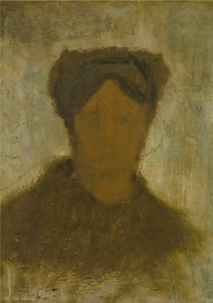 梵高(Vincent van Gogh)高清人物-女人的头 Head of a Woman6