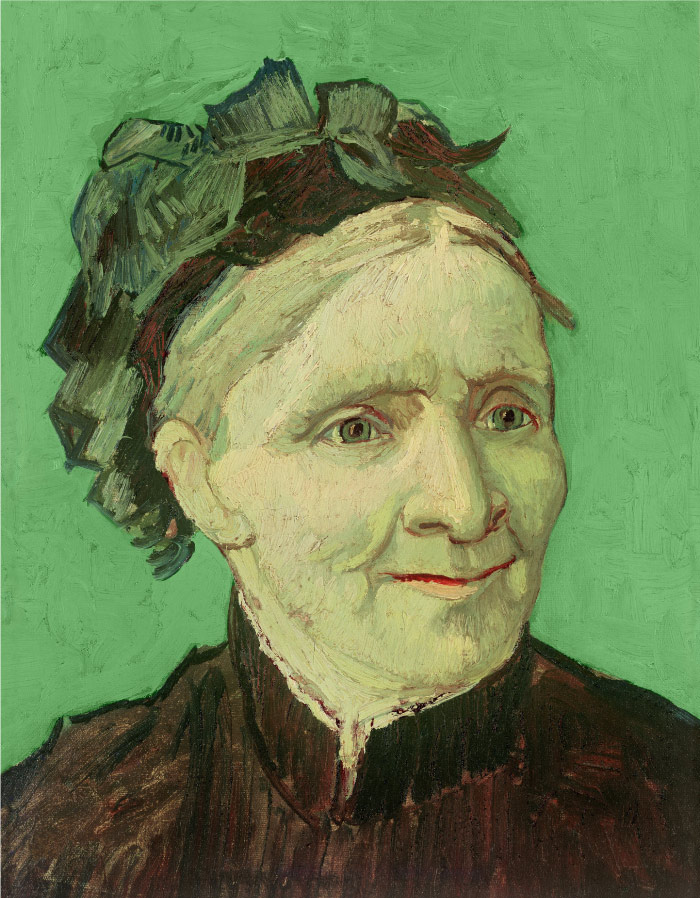 梵高（Vincent van Gogh）高清人物-艺术家母亲肖像 Portrait of the artists mother (Anna Cornelia van Gogh)