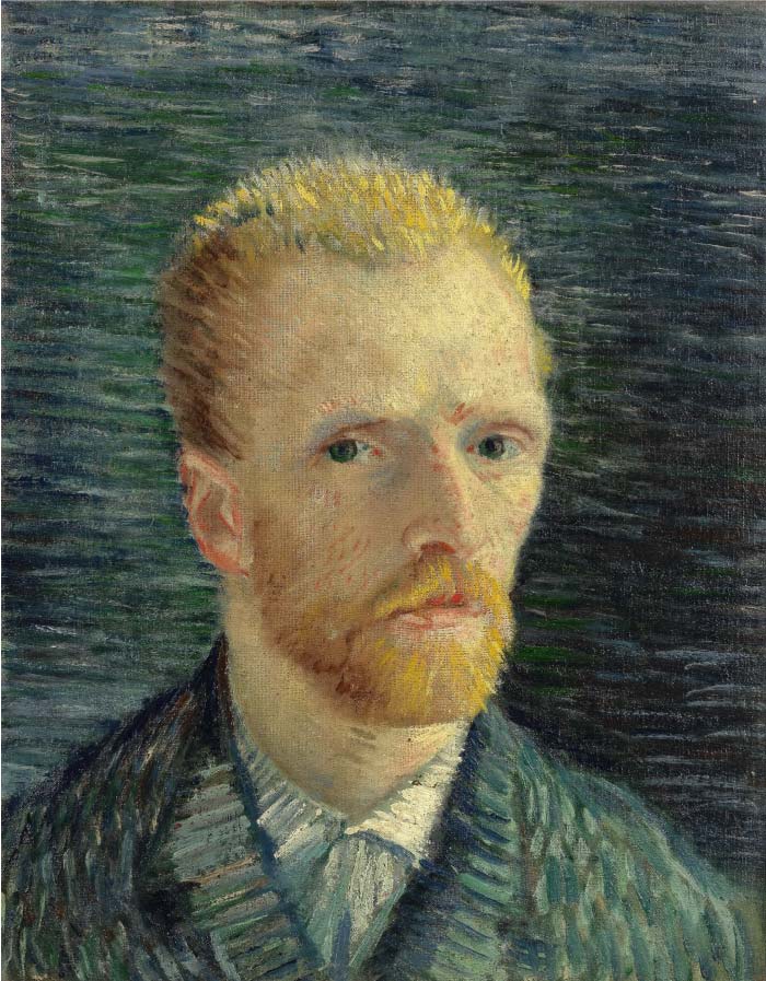 梵高（Vincent van Gogh）高清作品-自画像 Self Portrait456