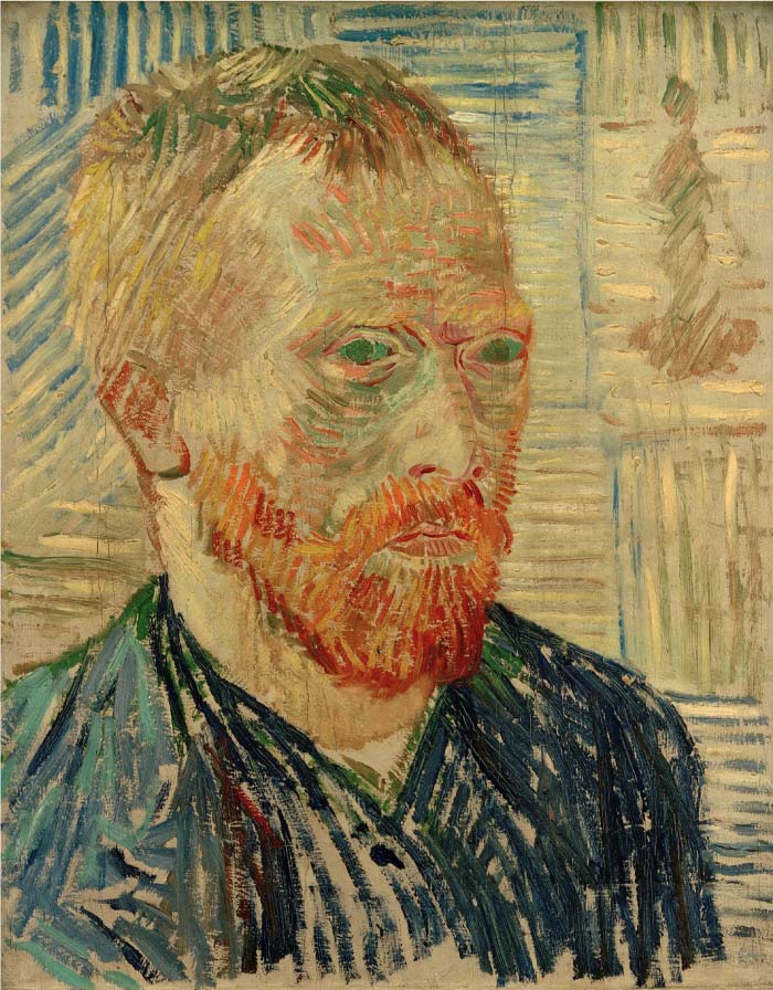 梵高（Vincent van Gogh）高清作品-自画像 Self Portrait289