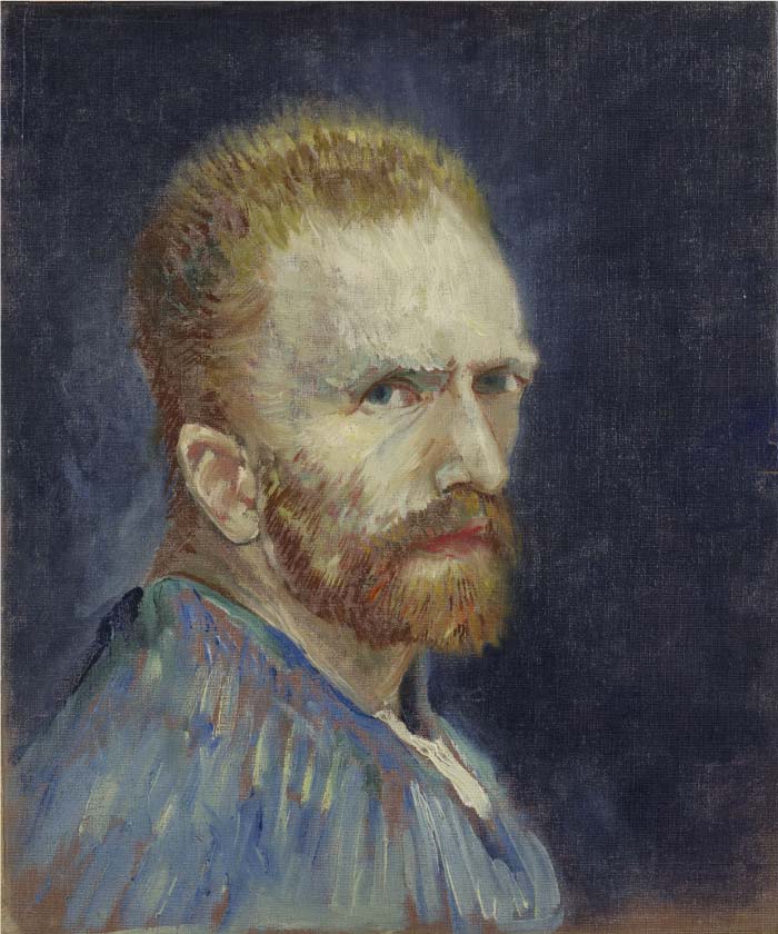 梵高（Vincent van Gogh）高清作品-自画像 Self Portrait223