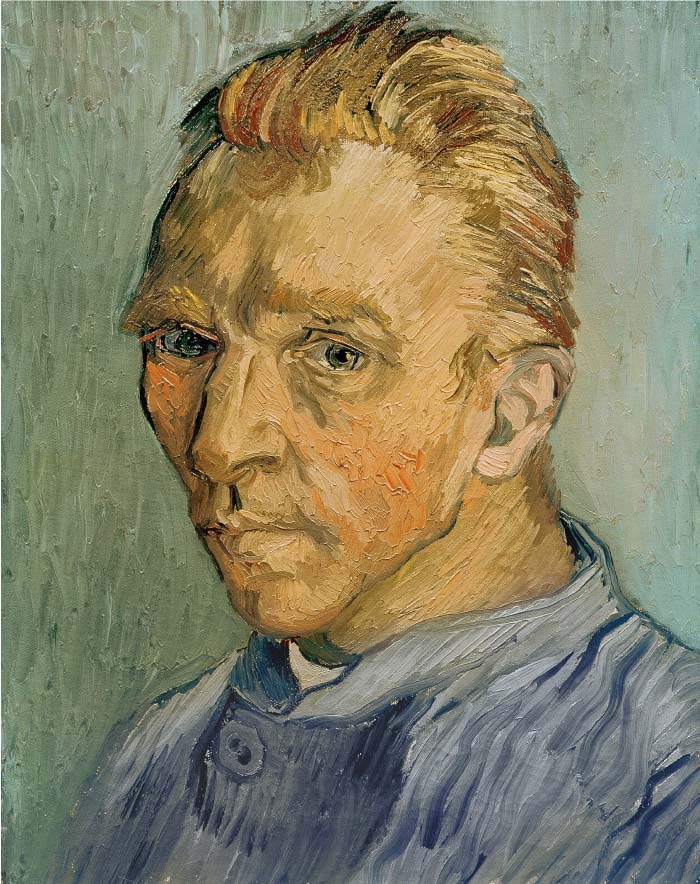 梵高（Vincent van Gogh）高清作品-自画像 Self Portrait11