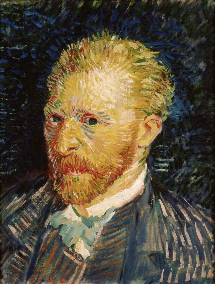 梵高（Vincent van Gogh）高清作品-自画像 Self Portrait467