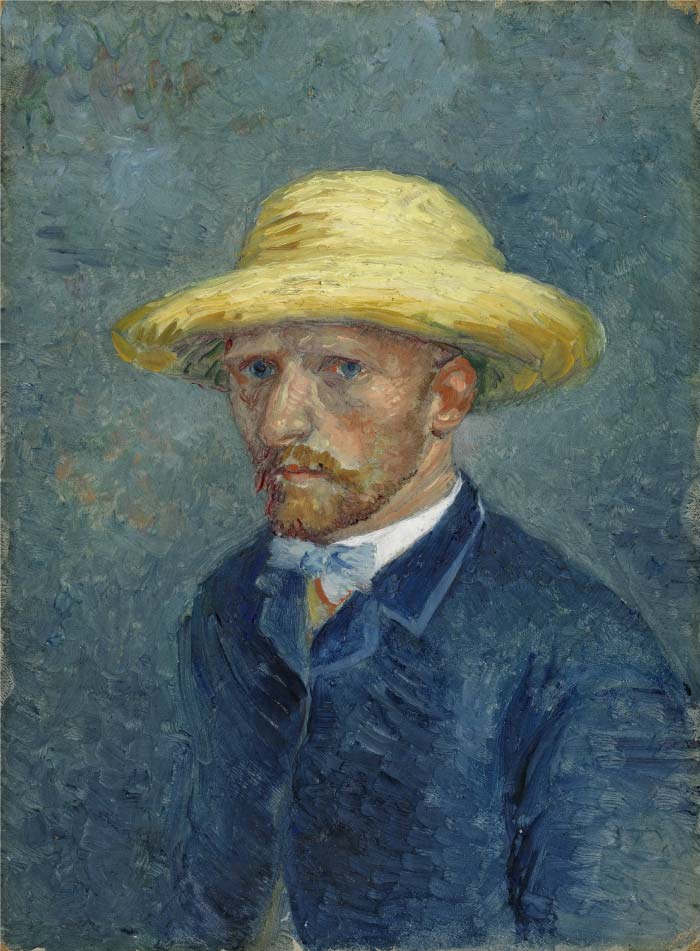梵高（Vincent van Gogh）高清作品-自画像 Self Portrait234555