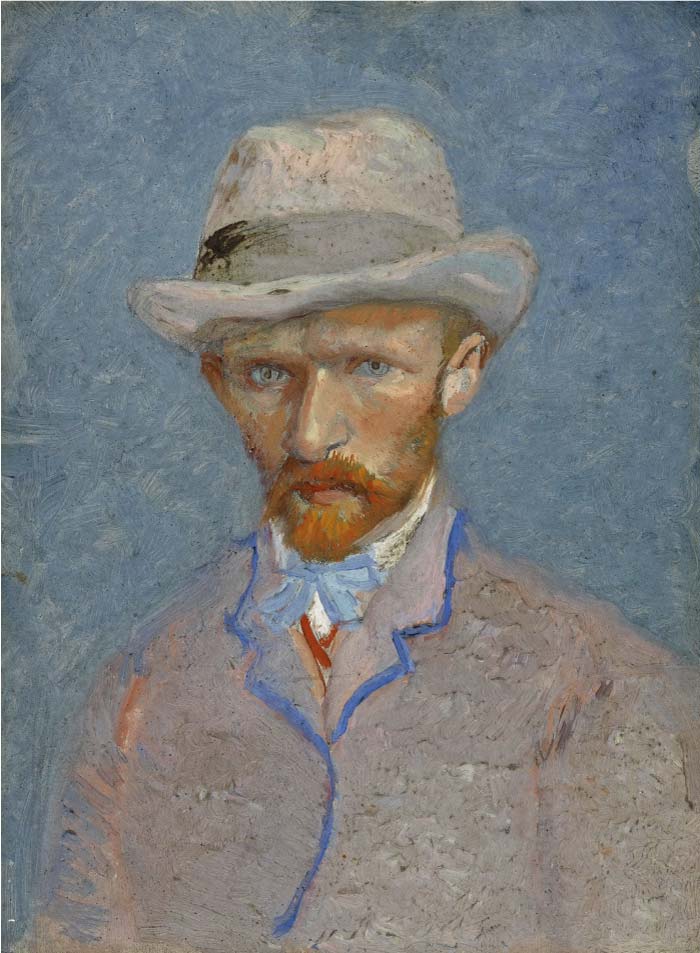 梵高（Vincent van Gogh）高清作品-自画像 Self Portrait1900