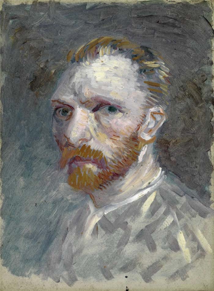 梵高（Vincent van Gogh）高清作品-自画像 Self Portrait123