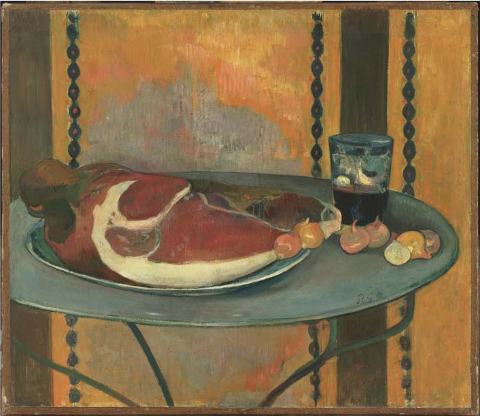 保罗·高更（Paul Gauguin）高清作品-桌子上的肉