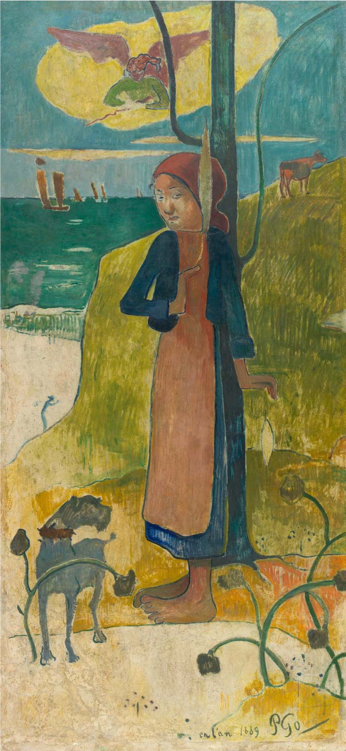 保罗·高更（Paul Gauguin）高清作品-《海边的妇女》高更(82)