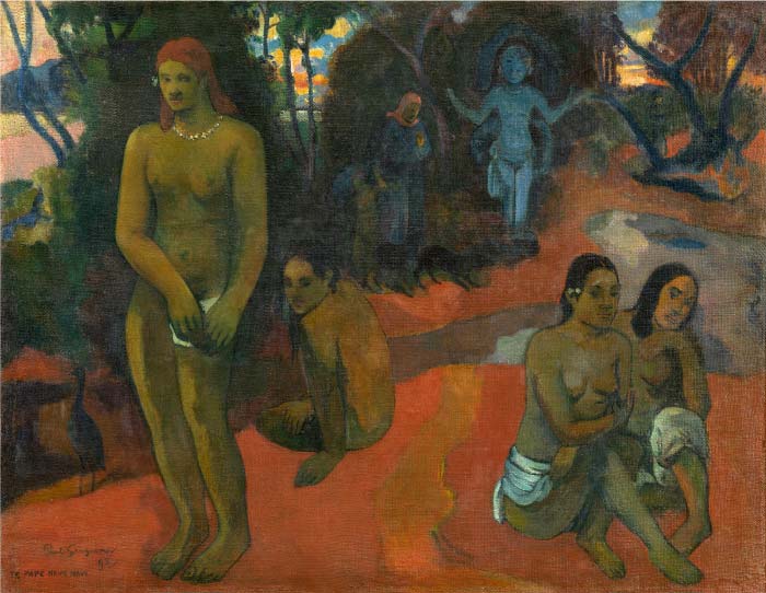 保罗·高更（Paul Gauguin）高清作品- te paper nave nave