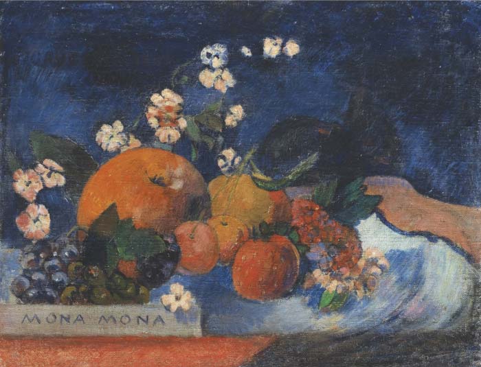 保罗·高更（Paul Gauguin）高清作品-水果静物