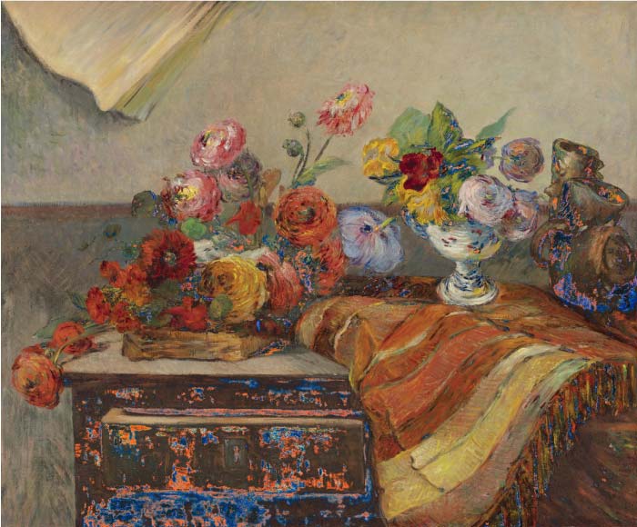 保罗·高更（Paul Gauguin）高清作品-静物花卉