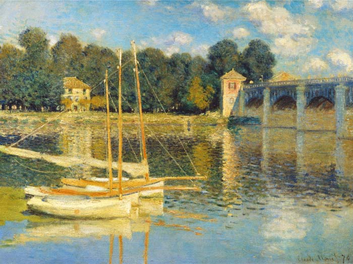 克洛德·莫奈（Claude Monet）高清作品- 阿尔让特依之桥